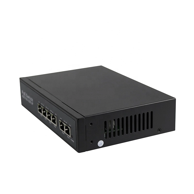 سوئیچ Poe سری 4ep+2e OEM ODM 100m 4 10 / 100Mbps پورت های Poe 4